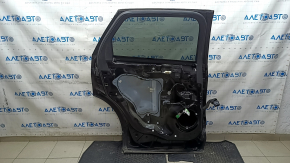 Дверь в сборе задняя левая Ford Edge 15-24 keyless, черный UM, сколы