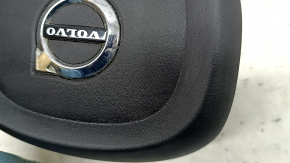 Подушка безопасности airbag в руль водительская Volvo XC90 16-23 черная, царапины