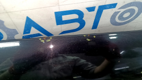 Капот голый Ford Edge 19-24 сталь, черный UM, вмятина, тычка, сколы, ржавчина