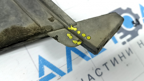 Нижняя решетка переднего бампера Hyundai Ioniq 17-22 серая, надломаны крепления, царапины, тычки