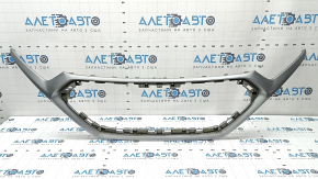 Ornament central bară față Hyundai Ioniq 20-22 HEV, PHEV, gri, suport rupt, presat, impacturi, nisip