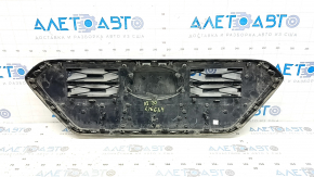 Решетка радиатора grill в сборе Hyundai Ioniq 20-22 HEV, PHEV с эмблемой под радар, песок, не заводское отверстие, вздулся хром