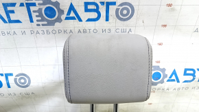 Подголовник 3 ряда центральный Toyota Highlander 14-19 кожа серая, черная строчка, под чистку