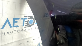 Бампер передний голый Ford Edge 19-24 черный, под парктроники, без буксир крюка, незаводские отверстия, песок, царапины