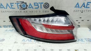 Фонарь внешний крыло левый Ford Edge 19-24 рест Titanium, ST, трещины, царапины, обрезана фишка