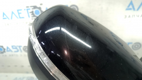 Зеркало боковое правое в сборе Ford Edge 19-24 12 пинов, поворотник, подсветка, подогрев, BSM, черное, песок, царапины