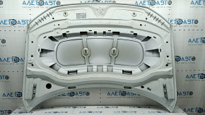 Капот голый VW Tiguan 18-24 сталь, белый LC9A, вмятины