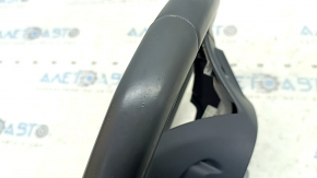 Руль голый Hyundai Ioniq 20-22 кожа черная, без кнопок, лепестков и накладок, под радар, царапины