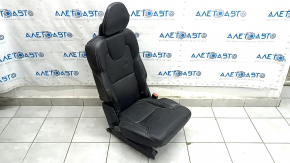 Заднее сиденье правое Volvo XC90 16-23 подогрев, кожа черная, наппа, перфорация, подогрев, под 3 ряда, царапины, замято, под химчистку