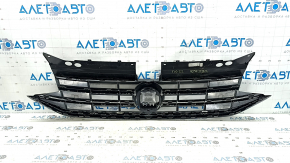 Решетка радиатора grill VW Tiguan 22-24 без эмблемы, под радар