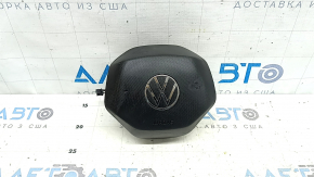Подушка безопасности airbag в руль водительская VW Tiguan 22-24 черная, ржавый пиропатрон