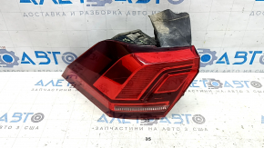 Фонарь внешний крыло левый VW Tiguan 18-24 usa, царапины