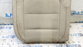 Tapițerie pernă banchetă spate, rândul 2, dreapta, VW Tiguan 09-17, piele bej, perforată, pentru curățare