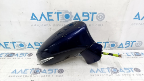 Зеркало боковое правое в сборе Lexus ES300h ES350 13-15 14 пинов, BSM, подсветка, поворотник, синий, песок, царапины
