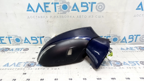 Зеркало боковое правое в сборе Lexus ES300h ES350 13-15 14 пинов, BSM, подсветка, поворотник, синий, песок, царапины