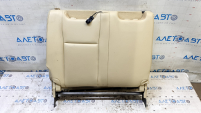 Spătar banchetă spate, rândul 3, dreapta, Toyota Highlander 14-19, piele bej, gata de curățat