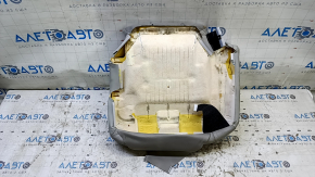 Pernă banchetă dreapta spate, rândul 2, Lexus RX350 RX450h 10-12, piele gri, perforată, curățabilă chimic