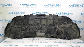 Защита переднего бампера Toyota Camry v70 18-24 примята, надрывы, потерта