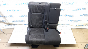 Banchetă spate, al doilea rând, dreapta, Dodge Journey 11-19, tapițerie neagră, cu centură și cotieră
