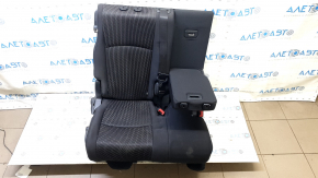 Banchetă spate, rândul 2, dreapta, Dodge Journey 11-19, material textil negru, cu centură și cotieră, necesită curățare, suport ruginit