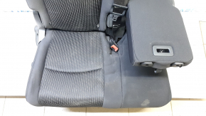 Задний ряд сидений 2 ряд правое Dodge Journey 11-19 ткань черная, с ремнем и подлокотником, под чистку, ржавый кронштейн