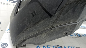 Губа переднего бампера VW Tiguan 22-24 структура, под парктроники, примята, царапины, нештатные отверстия