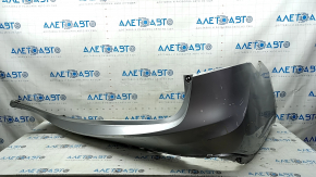Bara spate netratată Toyota Avalon 13-18 argintie, fragment lipsă, zgârieturi, elemente de fixare îndoite, rupte