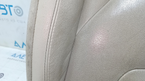 Обшивка подушки водительского сиденья Ford Edge 15-24 кожа серая, подогрев, потерта, потрескана, под чистку