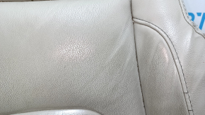 Обшивка подушки водительского сиденья Ford Edge 15-24 кожа серая, подогрев, потерта, потрескана, под чистку