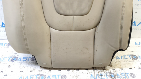 Спинка заднего ряда сидений правая Chevrolet Volt 11-15 кожа бежевая, перфорация, под химчистку