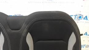 Спинка заднего ряда сидений Chevrolet Camaro 16-23 кабрио, ткань черно-серое, под чистку