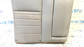 Спинка заднего ряда сидений правая Toyota Camry v55 15-17 usa SE, комбинированное серое, серая строчка, с подлокотником, под чистку, примятость