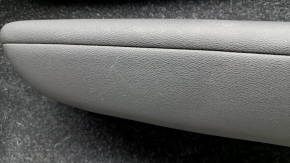 Panou ușă dreapta față Volvo XC40 19-25, negru, spumă cu memorie, cotieră din piele neagră, tapițerie gri, cu braț, lovitură, zgârieturi
