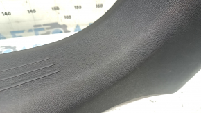 Prag interior stânga față, negru, Volvo XC40 19-25, uzat