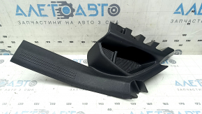 Ornamente prag ușă spate stânga Volvo XC40 19-25, negre, zgârieturi