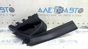 Ornamente prag ușă spate dreapta Volvo XC40 19-25, negre, zgârieturi