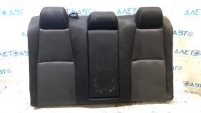 Spătar banchetă spate, al doilea rând, Honda Accord 19-22, material textil negru, cu cotieră, pentru curățare