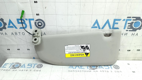Козырек правый Volvo XC40 19-26 серый, без крючка, с подсветкой, под химчиску