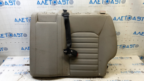Spătar banchetă spate, al doilea rând, stânga, Ford Fusion mk5 17-20, material textil bej, cu curea, pentru curățare