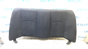 Спинка заднего ряда сидений Nissan Versa 12-19 usa ткань черная, под чистку, царапины
