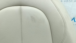 Обшивка спинки водительского сиденья BMW X1 F48 16-22 кожа бежевая Sensatec, Oyster, подогрев, под химчистку