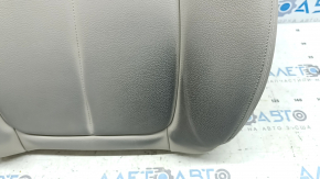 Обшивка спинки водительского сиденья BMW X1 F48 16-22 кожа бежевая Sensatec, Oyster, подогрев, под химчистку