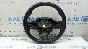 Руль голый Volvo XC40 19-26 кожа черная с подогревом, царапины, под химчистку, потертости