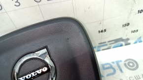 Подушка безопасности airbag в руль водительская Volvo XC40 19-26 черная, царапина