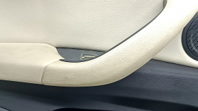 Ornamente ușă spate stânga BMW X1 F48 16-22 piele Sensatec bej cu negru, Oyster