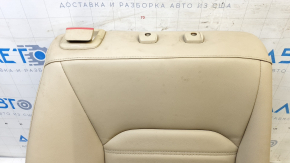 Спинка заднего ряда сидений правая Ford Fusion mk5 13-16 кожа бежевая, под чистку