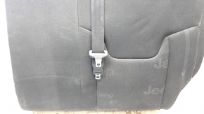 Спинка заднего ряда 2 ряд левая Jeep Renegade 15-20 ткань черная, с ремнем, под чистку