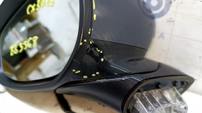 Зеркало боковое левое в сборе Mazda CX-30 20-23 6+4 пина, BSM, подогрев, память, поворотник, графит, царапины