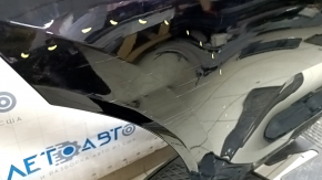 Дверь голая задняя правая Volvo XC40 19-26 черный 717, вмятина, царапины