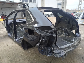 Четверть крыло задняя левая Ford Edge 19-24 на кузове, черная, замята, тычки